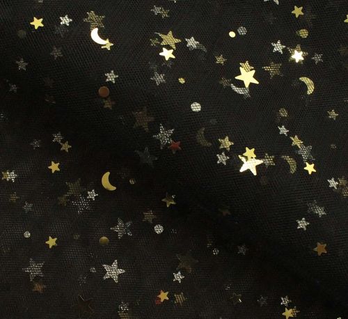 Tule Sky Ouro Rolo com 200 MT